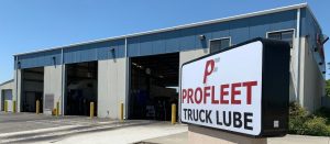 LubeZone's semi-truck oil change & lube service center in Lodi California