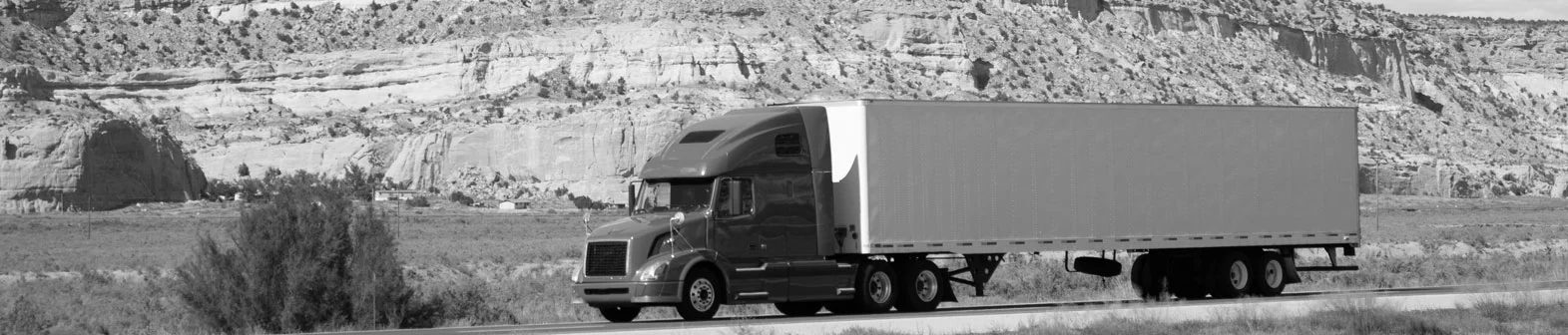 A semi-truck operating smoothly after a receiving an oil change