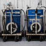 Oil drum dispensing carts