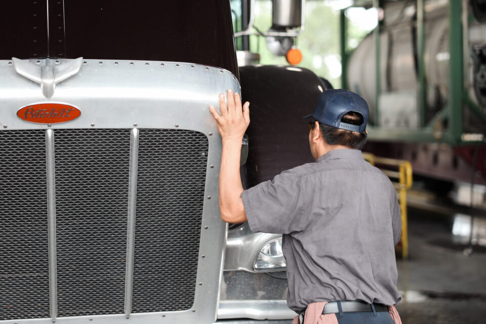 summer maintenance semi-trucks